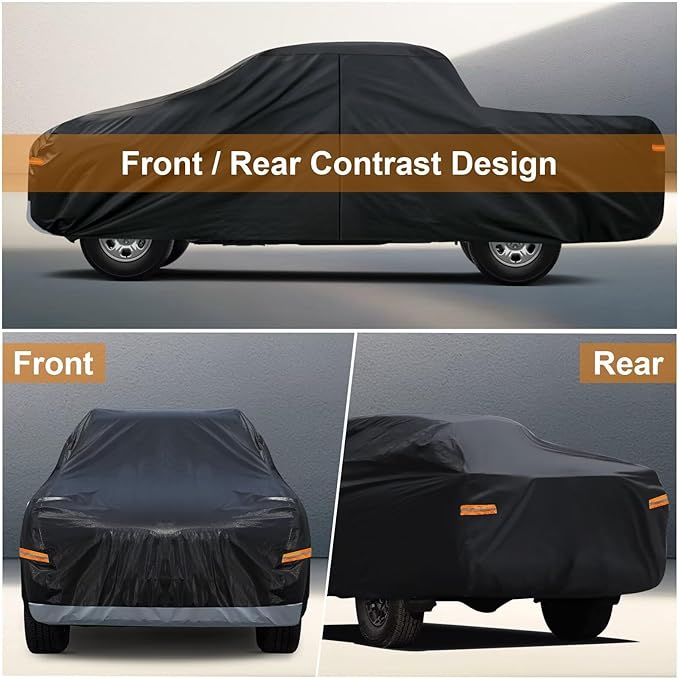 Kayme Truck Cover Custom Fit GMC Canyon Regular Cab Short Bed. Full Exterior - Image 5