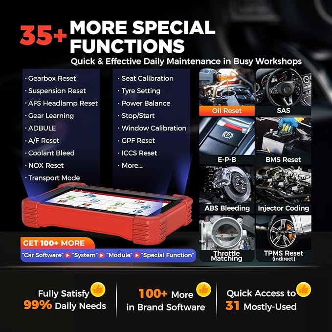 LAUNCH X431 CRP919XBT OBD2 Scanner, 2025 Wireless Bidirectional Scan Tool - Image 4