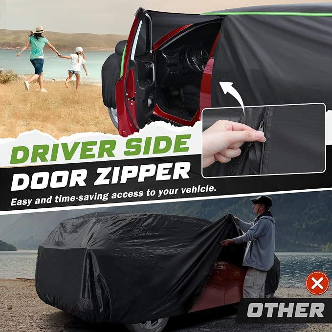 Mixsuper Liner Car Cover for Nissan Rogue 2008-2026, 7 Layers Waterproof All - Image 3