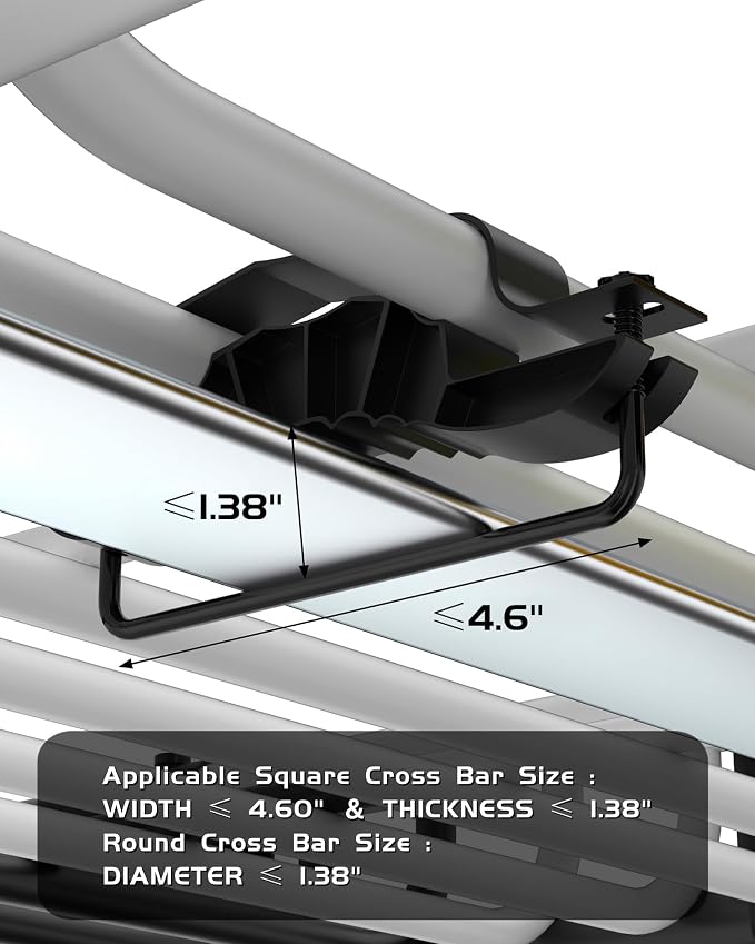 51" x 36" Universal Roof Rack Carrier Basket, 200 Lbs Capacity Car Cargo Rack - Image 9