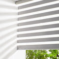 Persilux Cordless Zebra Blinds for Windows Free-Stop Roller Windows Shades Dual by PersiluxHome
