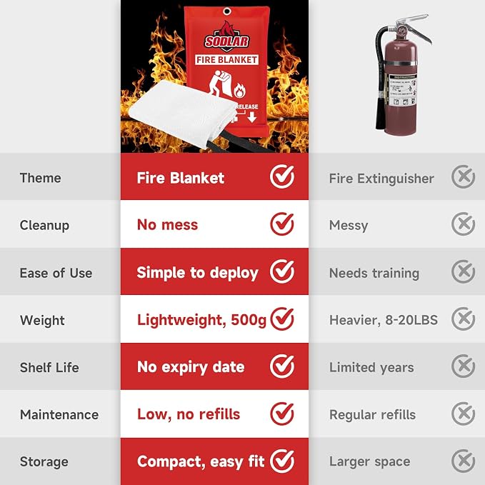Fire Blanket Emergency for Home Kitchen - Image 7