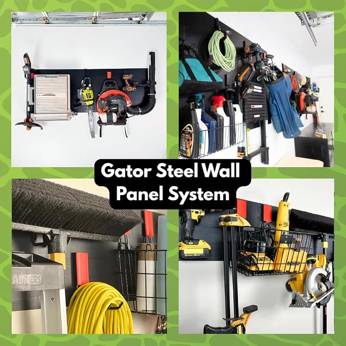 GATOR MAGNETICS Wall Panel Storage & Organization System 2 Pack– 16.75" x 12" - Image 5