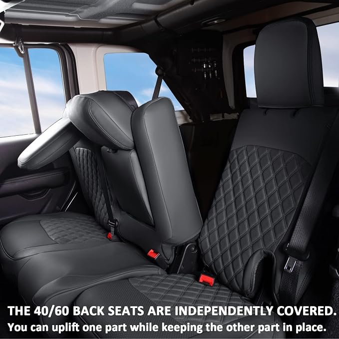 GIANT PANDA Fit Full Set Car Seat Covers - Image 7