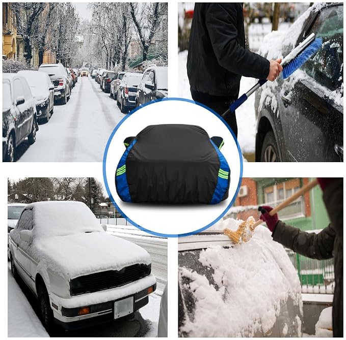 Avecrew Car Cover Custom Fit for Toyota Corolla, Waterproof All Weather Full - Image 2
