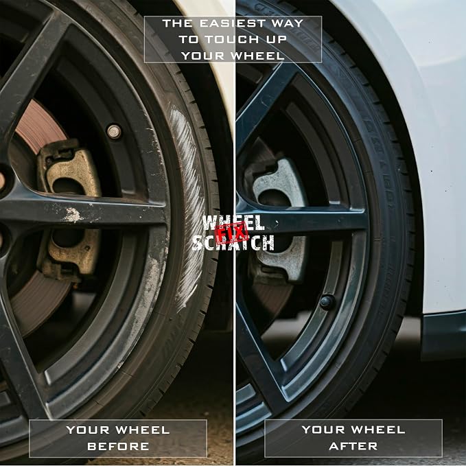 Gray Rim Touch Up Paint Kit, Car Wheel Scratch Repair Kit, Wheel Touch Up Paint - Image 8