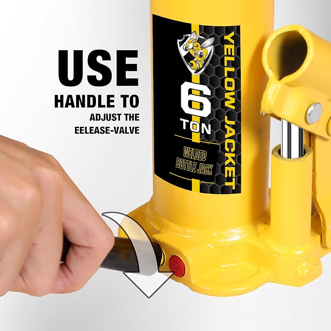 YELLOW JACKET 6 Ton Muti-Directional Welded Bottle Jack - Image 5