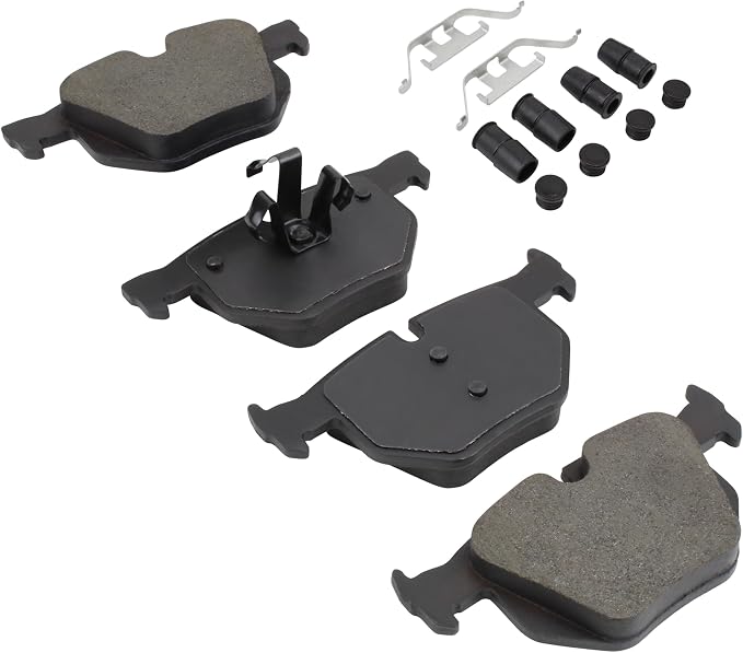 Premium Semi-Metallic Rear Brake Pads Compatible - Image 2