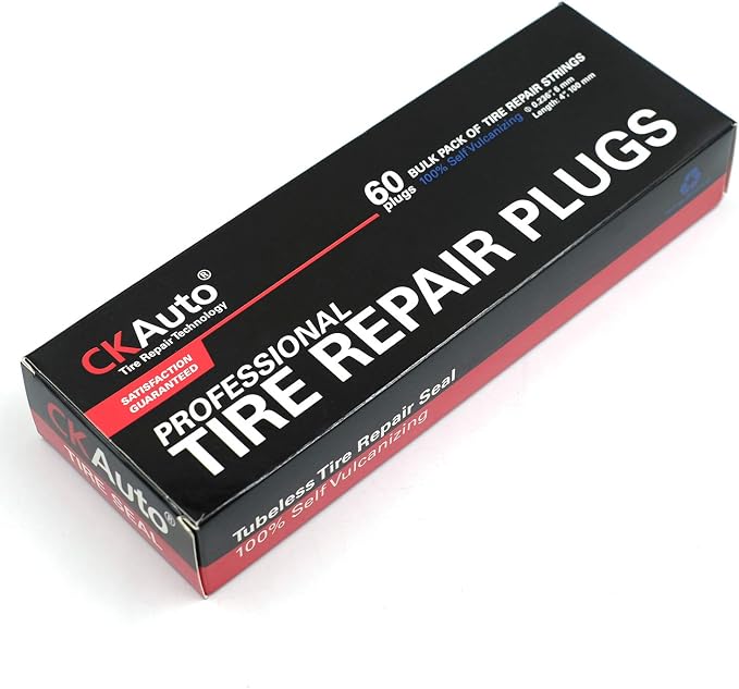 CKAuto 60pcs 4" Black Tire Repair Strings, Automotive Tool Tire Repair Plugs - Image 5