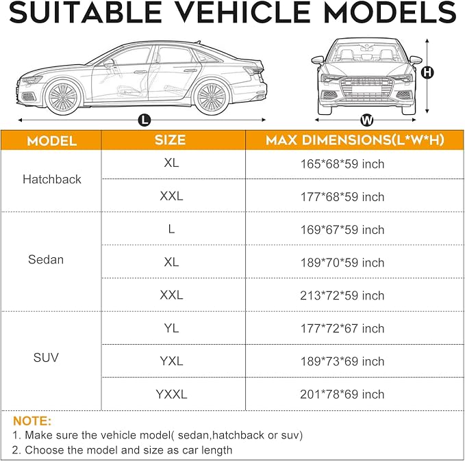 SUV Car Cover Waterproof All Weather - Image 2