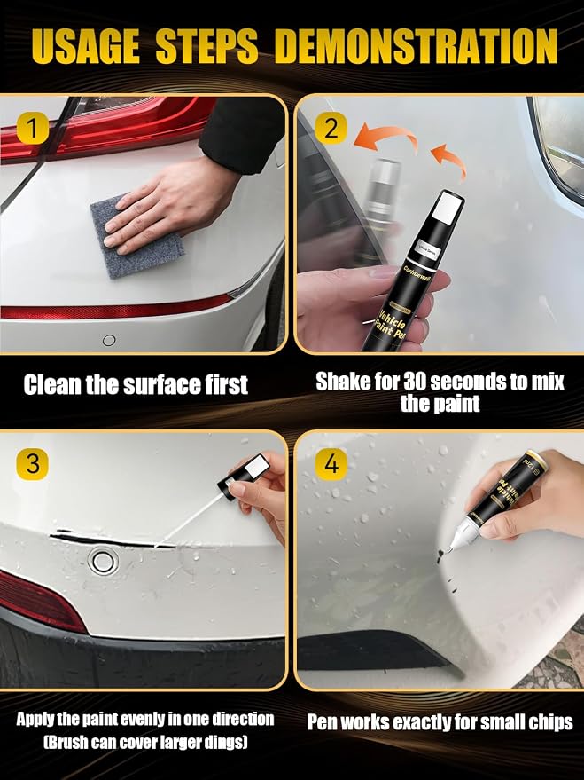 Brilliant Black Touch Up Paint Compatible - Image 8