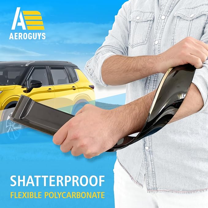 Extra Durable Window Deflectors in-Channel Window Visors Rain Guards Fit - Image 4