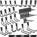 Landhoow 36 Pcs Slatwall Hooks & Hangers 32 Pcs Heavy Duty Slat Wall Hanging by Landhoow