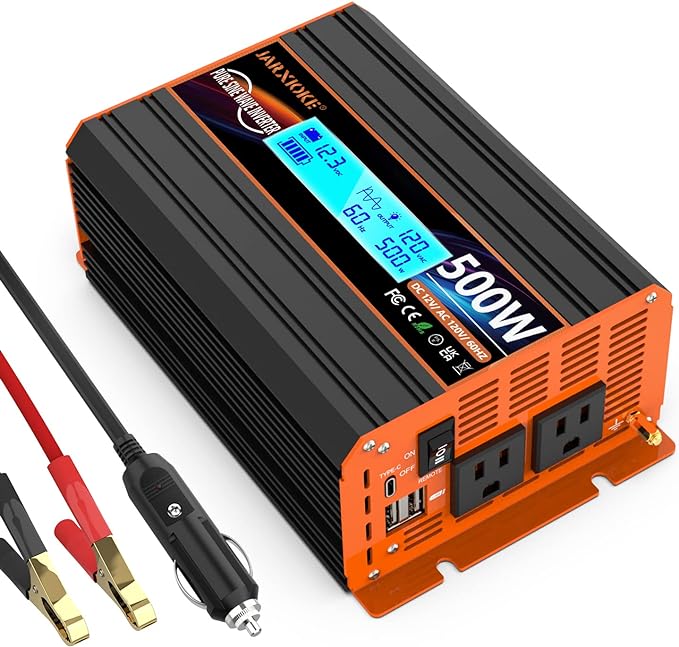 500 Watt Pure Sine Wave Power Inverter 12V DC to 110V 120V Converter by puresinewavepowerinverter