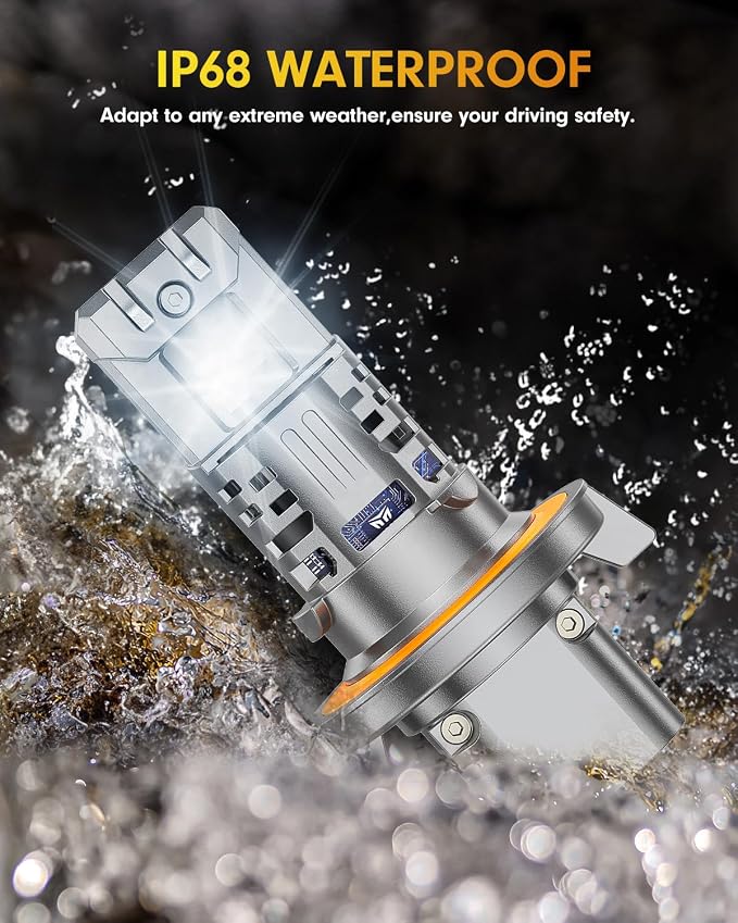 FAHREN 9008 H13 Bulbs, Lastest 45000LM High Visibility, 6500K Cool White - Image 7