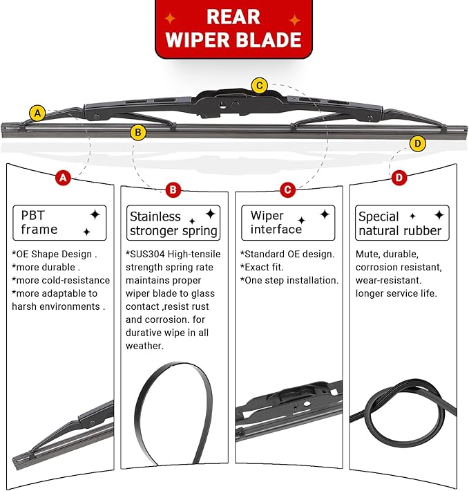 Windshield Wiper Blade Set Replacement - Image 6