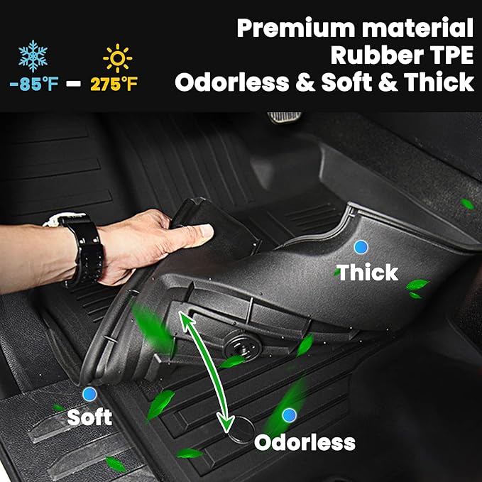 Auxko All Weather Floor Mats Upper Cargo Mat - Image 3