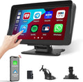 Portable Carplay Screen for Car, GPS Navigation, Mirror Link for All Vehicles by Hikity