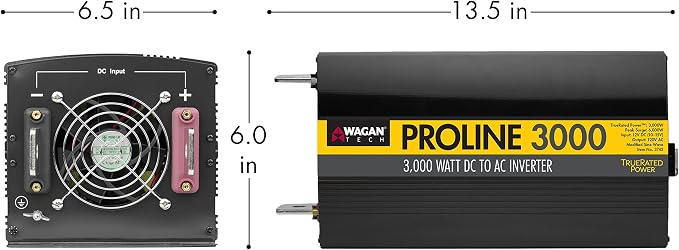 Wagan EL3742-4 24V 3000 Watt Power Inverter - Image 5