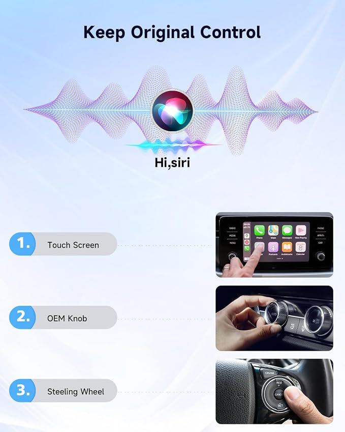 Mini Wireless CarPlay Adapter for iPhone 2025 Upgraded, Plug & Play, No Latency - Image 5