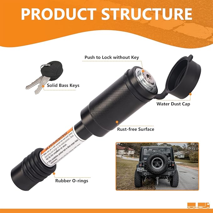 Trailer Hitch Locks, Hitch Lock - Image 5