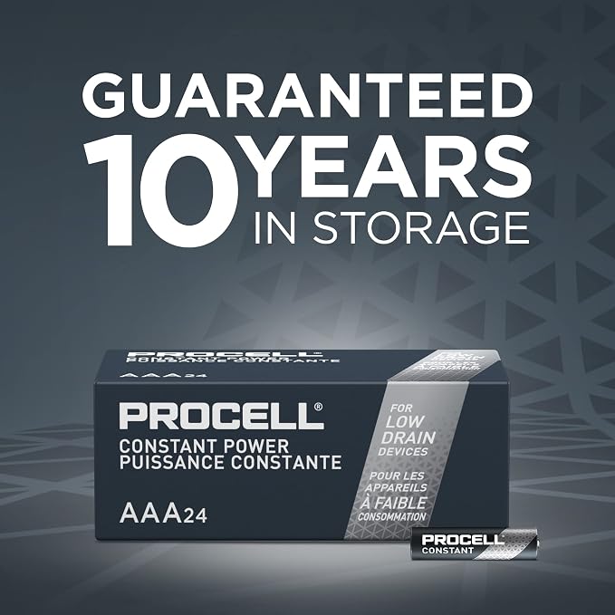 PROCELL Constant AAA Long-Lasting Alkaline Batteries, 10-Year Shelf Life - Image 5
