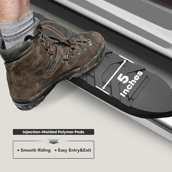 YHTAUTO 5 Inch Running Boards Side Steps Compatible - Image 3