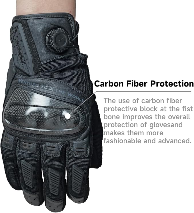 VXW High Protection Motorcycle Gloves - Image 7