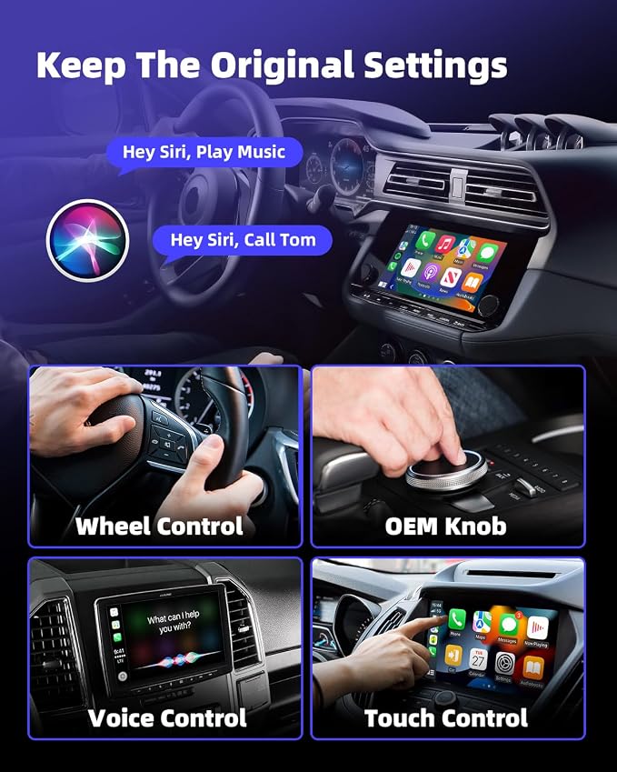 Wireless CarPlay Adapter for iPhone, Mini USB Design Apple CarPlay Adapter - Image 8