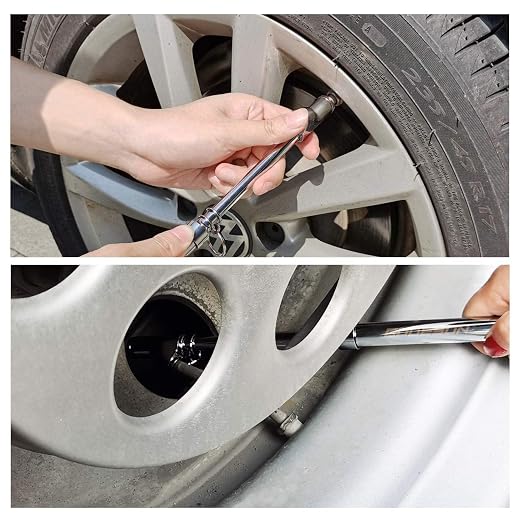 GODESON Dual Head Tire Pressure Gauge, Heavy Duty Pen Tire Gauge Range - Image 5