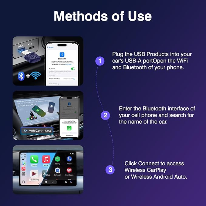 CarlinKit MiNi Ultra Wireless CarPlay & Android Auto Adapter - Image 6