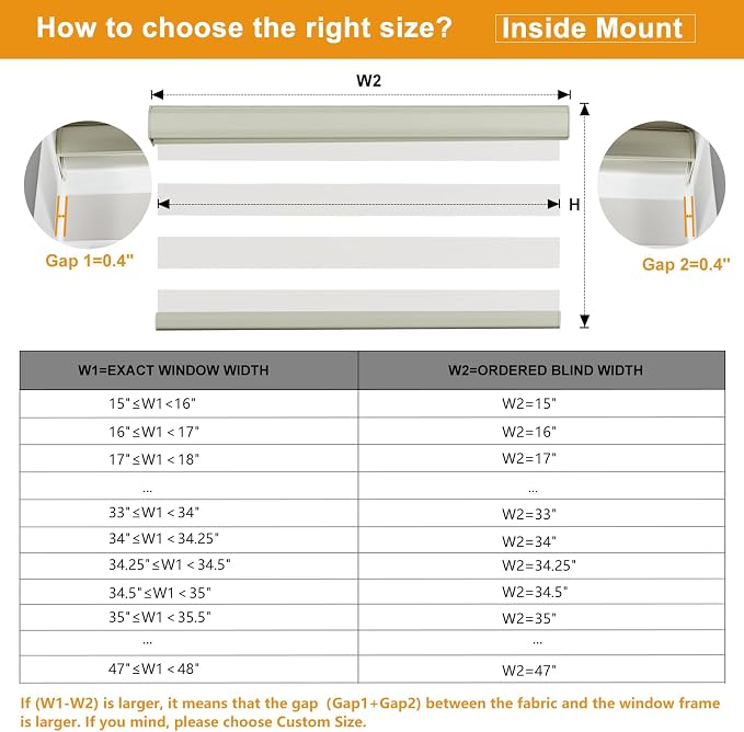 Persilux Zebra Blinds Cordless, Zebra Roller Shades - Image 7