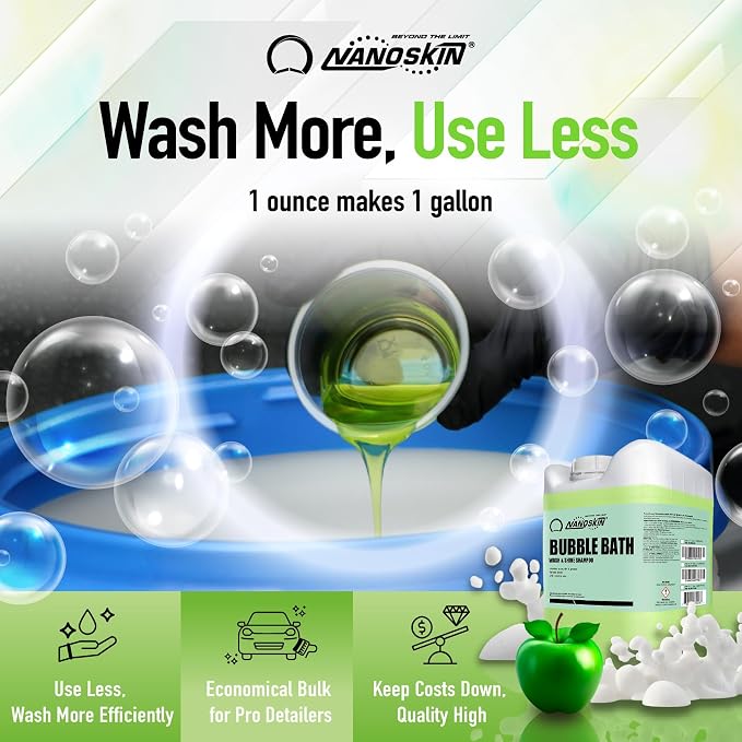 Nanoskin BUBBLE BATH Foaming Car Wash Shampoo 16 Oz. - Image 2