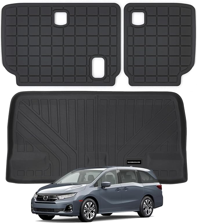 Cargo Liner Trunk Mats for 2011-2025 Honda Odyssey, TPE All Weather Protection - Image 7