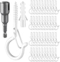 96 PCS Q-Hanger Hooks, Screw Hooks by FSAH