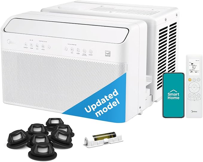 Midea MAW10V1QWT U-Shaped AC Window Air Conditioner by Makeyourselfathome