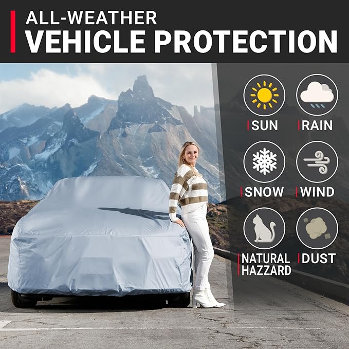 iCarCover Premium Car Cover for 1985-1988 Chevy Nova 5-Door Hatchback Heavy - Image 2