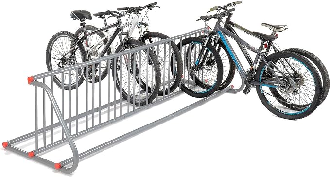Global Industrial 111" L Double-Sided Grid Bike Rack, 18-Bike Capacity - Image 8