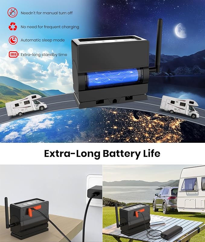 AUTO VOX Wireless Backup Camera Magnetic: 5" Portable No Wiring 1 Min Install - Image 3