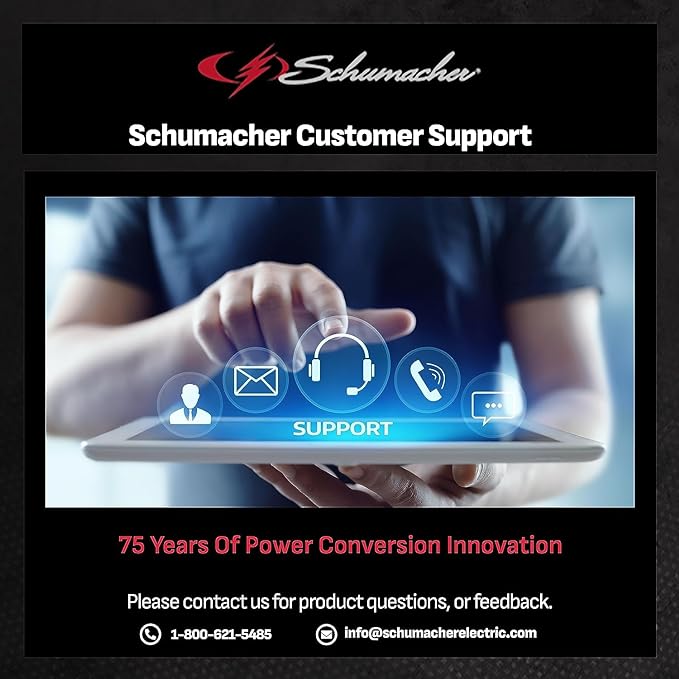 Schumacher Electric DSR ProSeries Car Battery Jump Starter, Maintainer & - Image 8