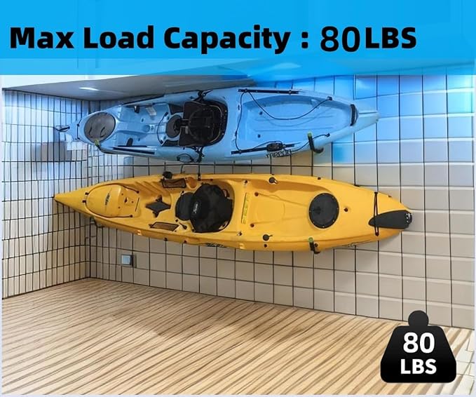 Garage Storage Heavy Duty Hooks, 15Inch Jumbo Arm Kayak Rack, Heavy Duty Wall - Image 3