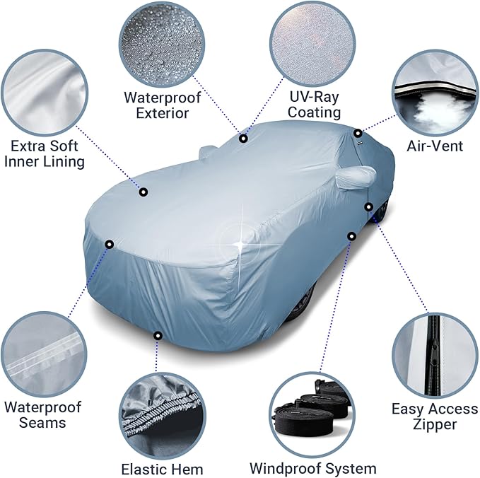 iCarCover Custom Car Cover Compatible - Image 4