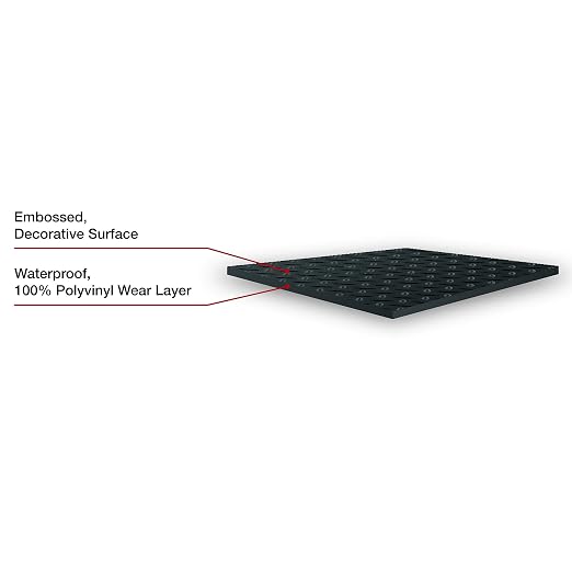 G-Floor Large Coin Pattern Vinyl Garage Floor Protector Mat, Extremely Durable - Image 9
