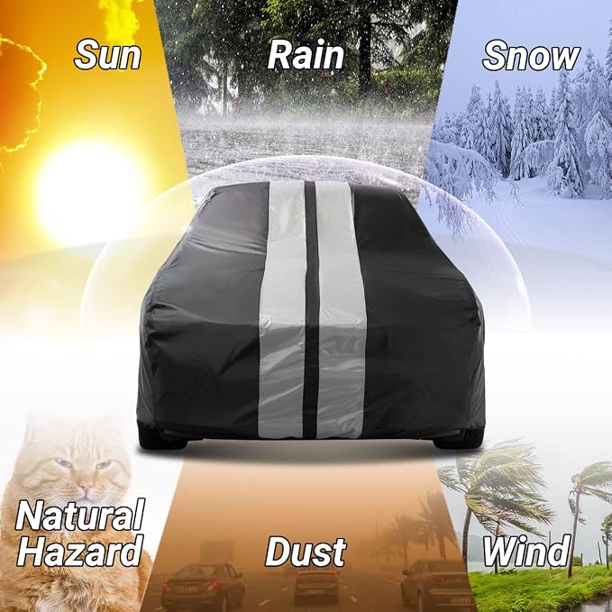 iCarCover Custom Car Cover for 1979-2004 Ford Mustang LX, GT Waterproof All - Image 6