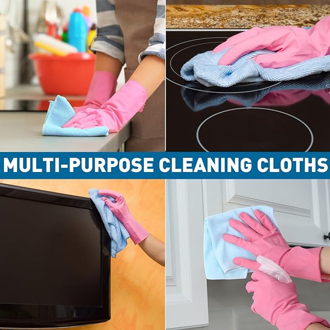 Microfiber Towels Bulk-300 Pack, Cleaning Cloths, Microfiber Towels - Image 5