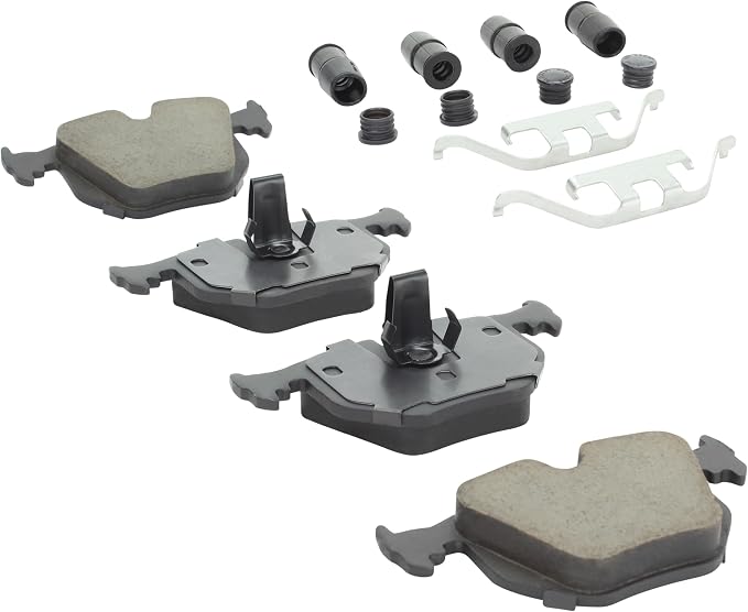 Premium Semi-Metallic Rear Brake Pads Compatible - Image 2