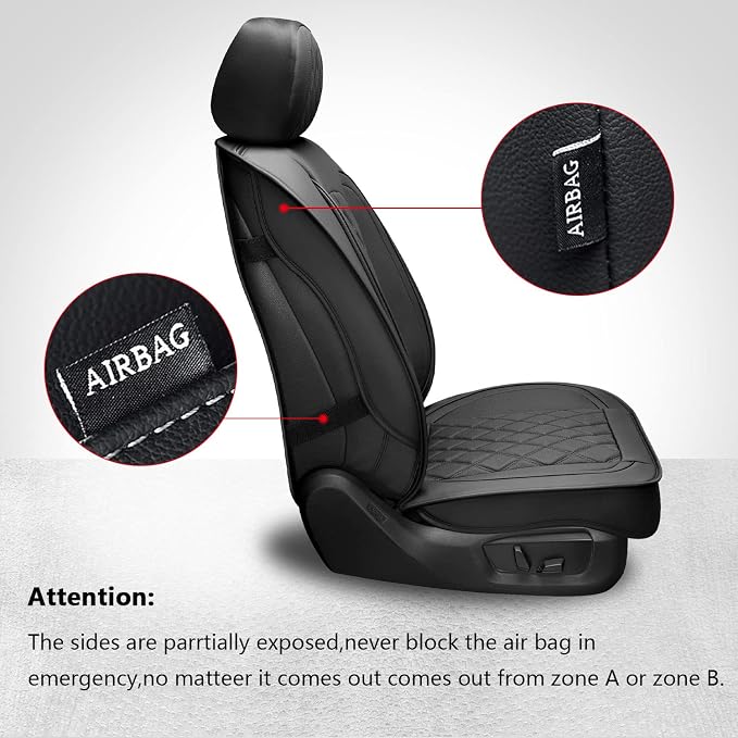 MIROZO Truck Seat Cover for Dodge Ram, Waterproof Ram Seat Cover Compatible - Image 2
