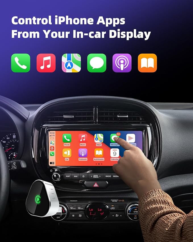 Wireless CarPlay Adapter for iPhone, Mini USB Design Apple CarPlay Adapter - Image 7