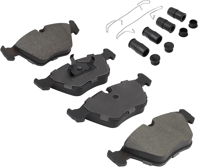 Premium Semi-Metallic Front Brake Pads Compatible - Image 2