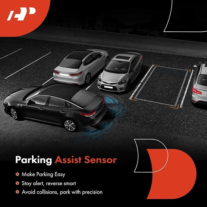 A-Premium 4-PC Rear PDC Reverse Backup Parking Aid Assist Sensor Compatible - Image 7